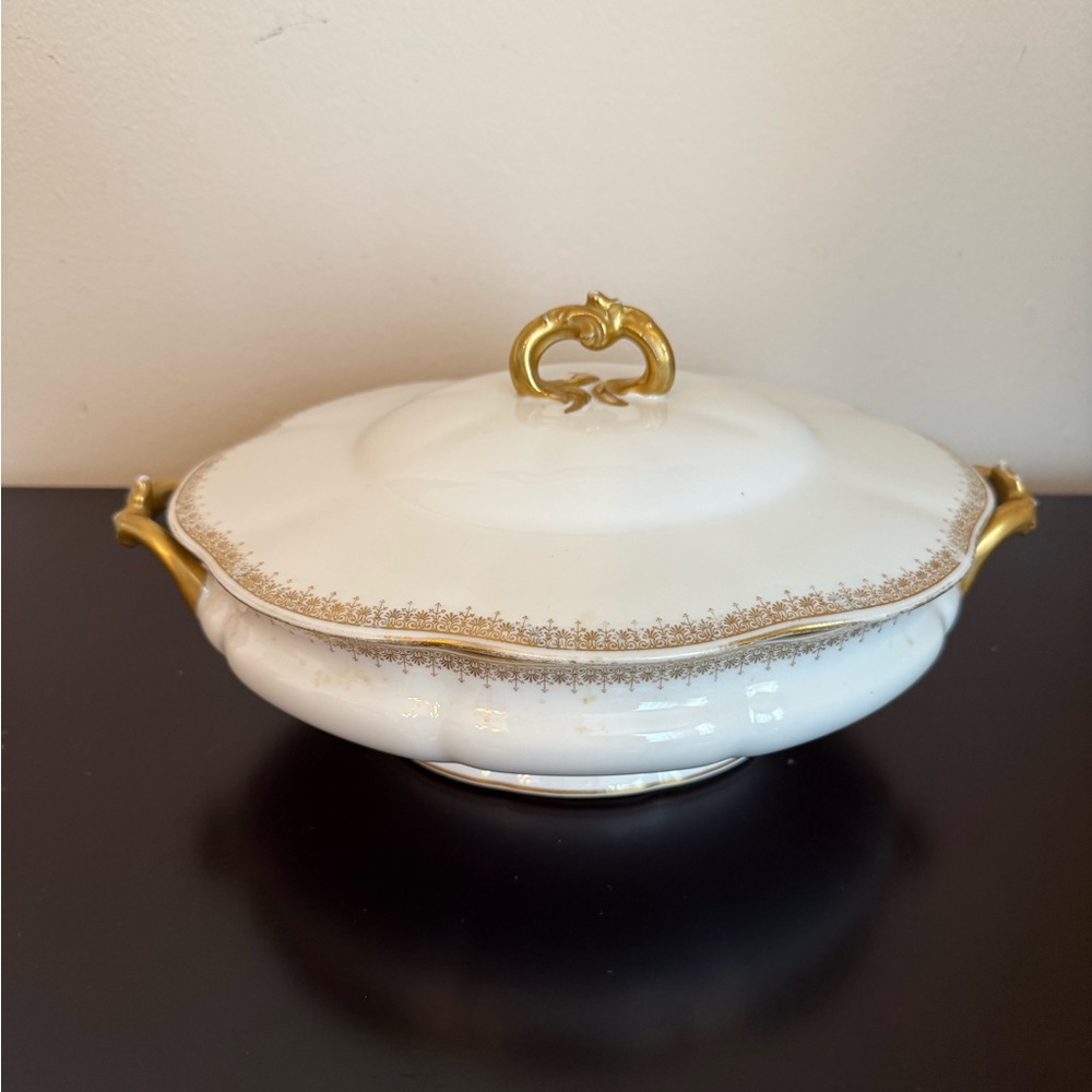 Antique L. Bernardaud & Co. Limoges D&C France Soup Tureen / Bowl with Lid